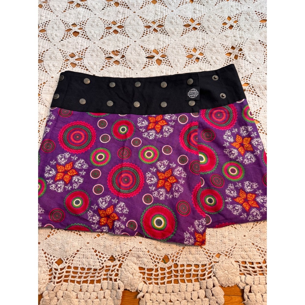 Reversible Snap Me Into Place Mini‎ Skirt One Size fits most - Picture 4 of 9